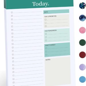 Taja To Do List Notebook Pad, Undated Daily Planner Perfect for Daily Tasks